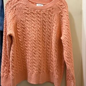 ON 34th salmon colored sweater XL